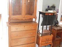 Wandkast (ladenkast met vitrine) - afbeelding 1 van  3