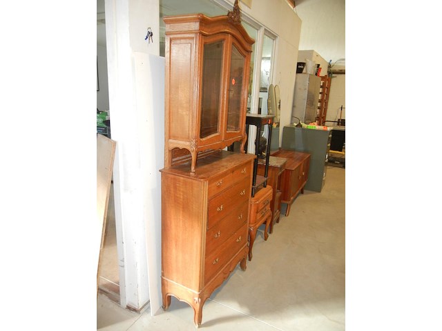 Wandkast (ladenkast met vitrine) - afbeelding 3 van  3