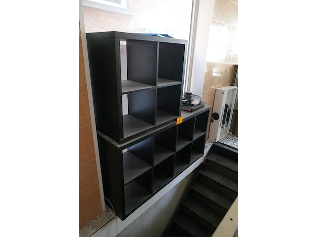 Wandkasten + tafel met glazen blad - afbeelding 4 van  6