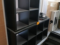 Wandkasten + tafel met glazen blad - afbeelding 4 van  6