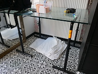 Wandkasten + tafel met glazen blad - afbeelding 6 van  6