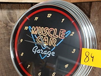 Wandklok muscle car - afbeelding 1 van  2