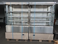 Wandkoeling in inox met uitgebouwde koelgroep ake...