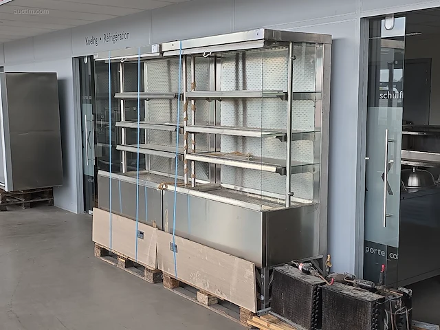 Wandkoeling in inox met uitgebouwde koelgroep ake... - afbeelding 2 van  8