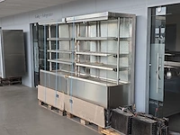 Wandkoeling in inox met uitgebouwde koelgroep ake... - afbeelding 2 van  8