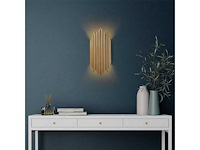 Wandlamp - goudmetaal (x2) - afbeelding 2 van  6