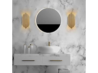 Wandlamp - goudmetaal (x2) - afbeelding 4 van  6