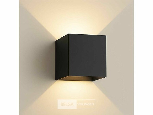 Wandlamp - tweerichtings led – kubus – 2 x 5w – sw-2312 (4x) - afbeelding 3 van  6