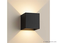 Wandlamp - tweerichtings led – kubus – 2 x 5w – sw-2312 (x10) - afbeelding 2 van  5