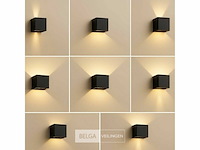 Wandlamp - tweerichtings led – kubus – 2 x 5w – sw-2312 (x10) - afbeelding 2 van  6
