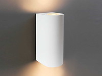 Wandlamp modern halfrond gu10 duo fitting zand wit waterdicht(10x) - afbeelding 2 van  7