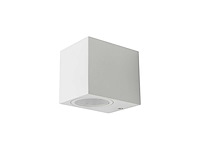 Wandlamp modern rechthoekig gu10 fitting zand wit waterdicht(12x) - afbeelding 3 van  5