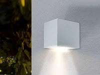 Wandlamp modern rechthoekig gu10 fitting zand wit waterdicht(12x) - afbeelding 2 van  5