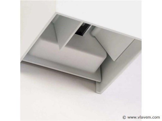 Wandlamp . tweerichtings led . wit . kubus . 2 x 5w . sw 2312 (4x) - afbeelding 5 van  5