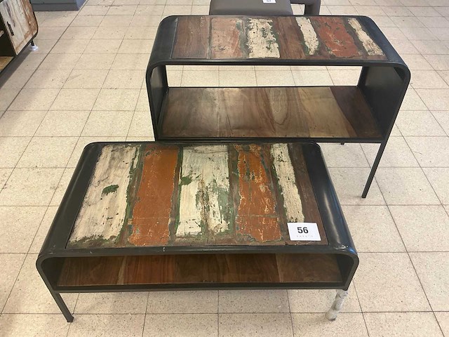 Wandmeubel en salontafel - afbeelding 1 van  3