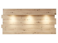 Wandpaneel lorna 202cm met verlichting - eik - afbeelding 1 van  3