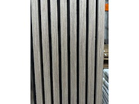 Wandpaneel walnut 12,29 m² - afbeelding 2 van  2