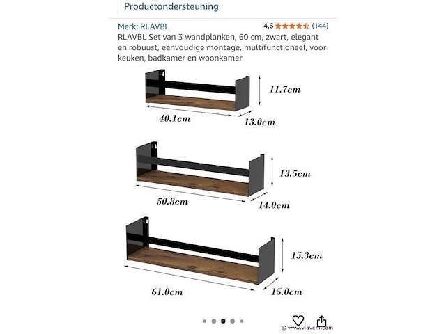 Wandplanken set - afbeelding 1 van  2