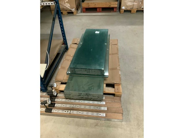 Wandrek met indirect licht uit gesableerd inox - afbeelding 7 van  7