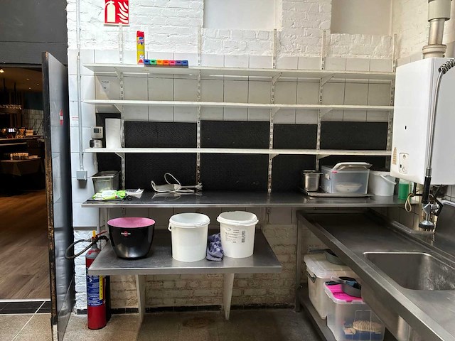 Wandrek rvs - afbeelding 1 van  2