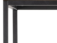 Wandrek swindon 183 cm 4 legplanken - eik/zwart - afbeelding 4 van  7