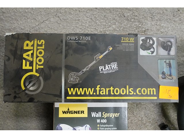 Wandschuurmachine fartools + wall sprayer wagner - afbeelding 2 van  3