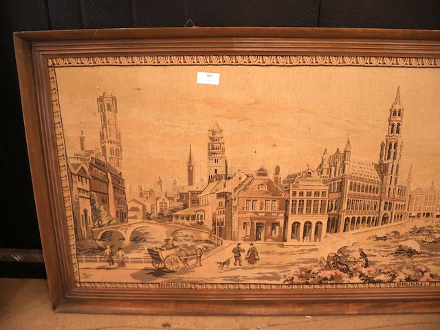 Wandtapijt brugge - brussel - gent - afbeelding 2 van  6