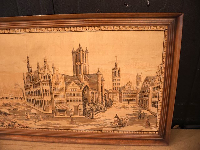 Wandtapijt brugge - brussel - gent - afbeelding 4 van  6