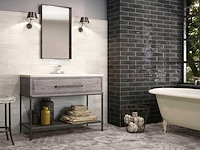 Wandtegel 48m² koraalwit glanzend 7,5x30cm - afbeelding 1 van  1