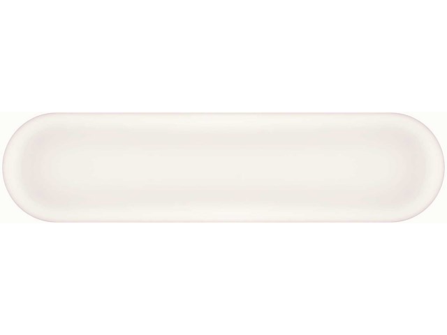 Wandtegel 48m² ovale ivoor glanzend 7,5x30cm - afbeelding 4 van  6