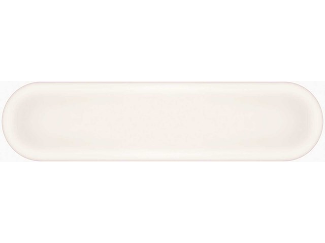 Wandtegel 48m² ovale ivoor glanzend 7,5x30cm - afbeelding 2 van  6