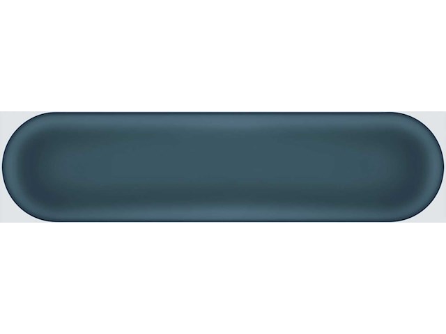 Wandtegel 48m² ovale kobalt glanzend 7,5x30cm - afbeelding 3 van  4