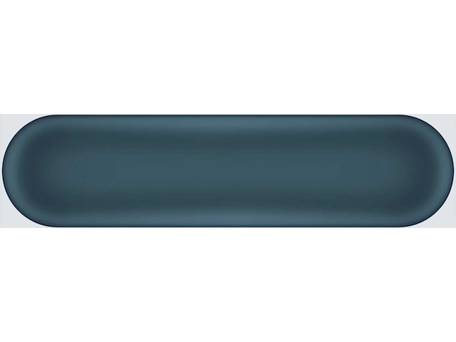 Wandtegel 48m² ovale kobalt glanzend 7,5x30cm - afbeelding 4 van  4