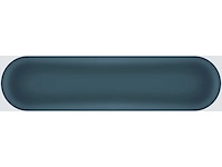Wandtegel 48m² ovale kobalt glanzend 7,5x30cm - afbeelding 4 van  4