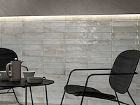 Wandtegel 48m2 industrial silver glanzend 7,5x30cm - afbeelding 4 van  4