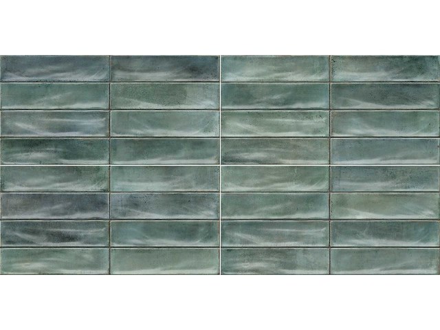 Wandtegel 86,4m² motown emerald glanzend 30x60cm - afbeelding 2 van  2