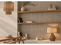 Wandtegels 28,8m² trinis taupe glanzend 40x120cm - afbeelding 1 van  2
