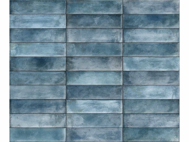Wandtegels 48m² city blue glanzend 7,5x30cm - afbeelding 2 van  9