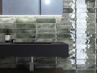 Wandtegels 48m² city green glanzend 7,5x30cm - afbeelding 1 van  7