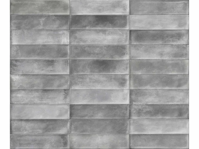 Wandtegels 48m² city grey glanzend 7,5x30cm - afbeelding 2 van  9