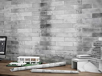 Wandtegels 48m² city grey glanzend 7,5x30cm - afbeelding 4 van  9