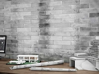 Wandtegels 48m² city grey glanzend 7,5x30cm