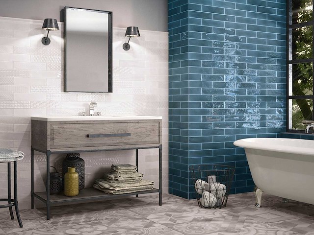 Wandtegels 48m² koraal marine glanzend 7,5x30cm - afbeelding 5 van  5