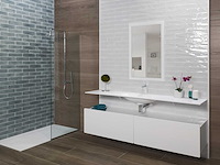 Wandtegels 48m² koraalsneeuw glanzend 7,5x30cm - afbeelding 1 van  2