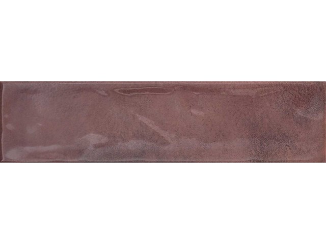 Wandtegels 48m² luna garnet glanzend 7,5x30cm - afbeelding 4 van  5