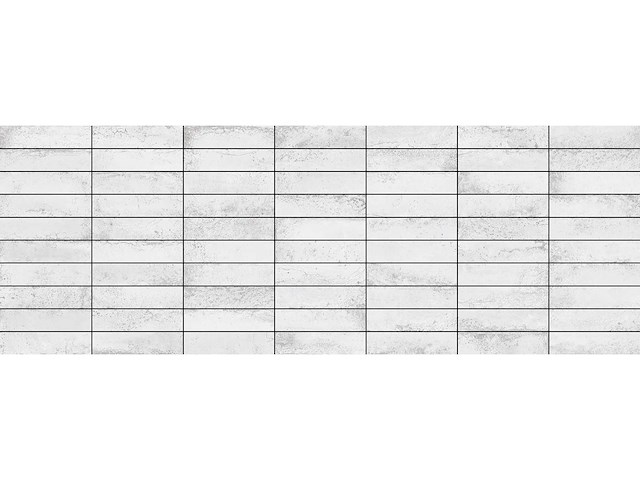 Wandtegels 48m2 industrieel wit glanzend 7,5x30cm - afbeelding 1 van  3