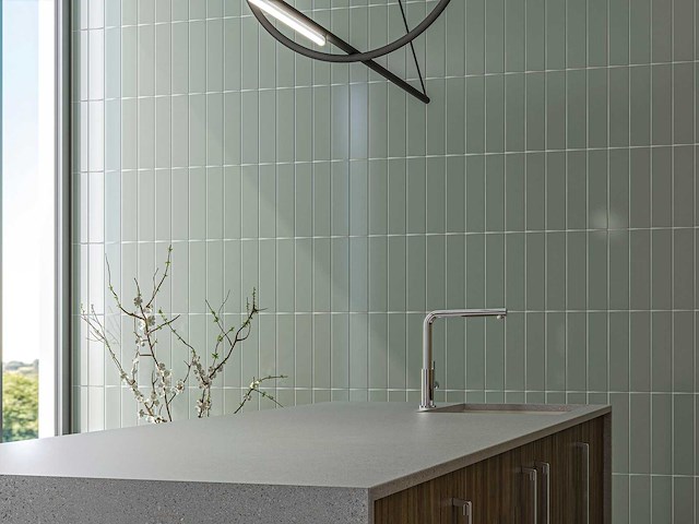 Wandtegels 48m2 times jade mat 7,5x30cm - afbeelding 1 van  2