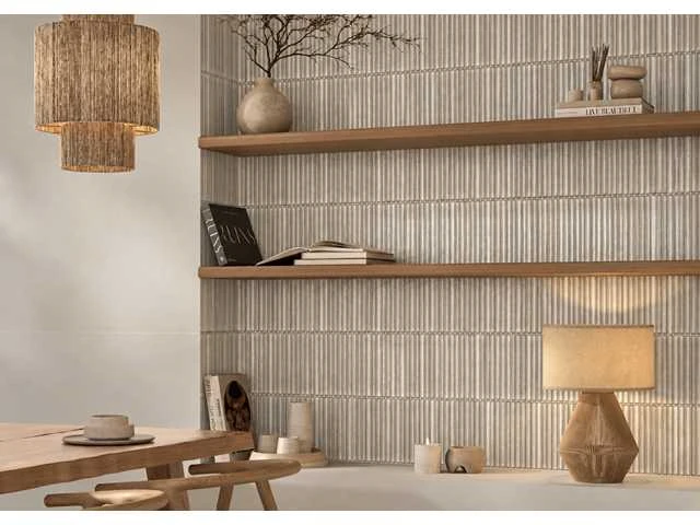 Wandtegels 57,6m² trinis bone glanzend 40x120cm - afbeelding 1 van  2