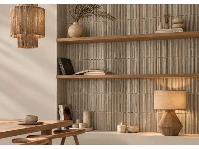 Wandtegels 57,6m² trinis taupe glanzend 40x120cm - afbeelding 1 van  2
