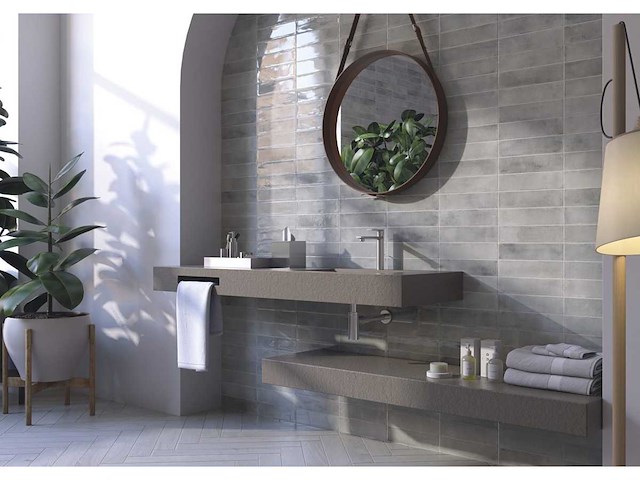 Wandtegels 86,4m² motown grijs glanzend 30x60cm - afbeelding 1 van  2